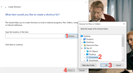 Cách tạo shortcut đến thư mục trong Windows 10 Cách tạo shortcut đến thư mục trong Windows 10