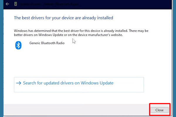 Bước 3 Cập nhật driver bluetooth thông qua Device Manager
