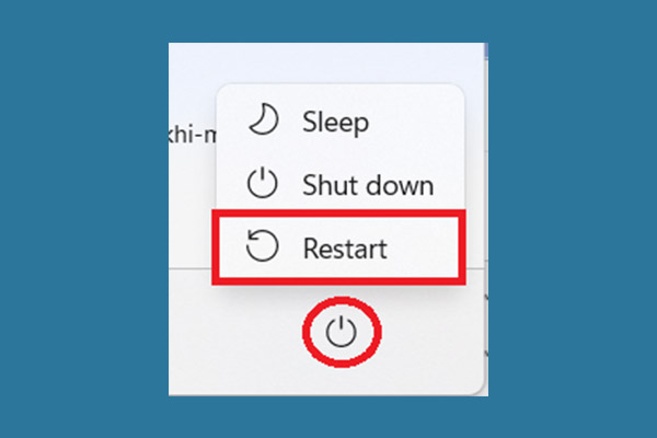 Khởi động lại máy để sửa lỗi máy tính bị mất âm thanh Win 7, Win 10, Win 11