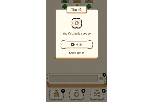 Thu hồi 1 bước trước