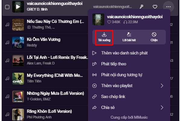 Cách tải nhạc miễn phí từ Zing Mp3